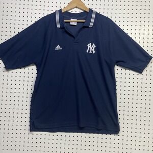 New York Yankees Adidas Baseball Polo XL #321